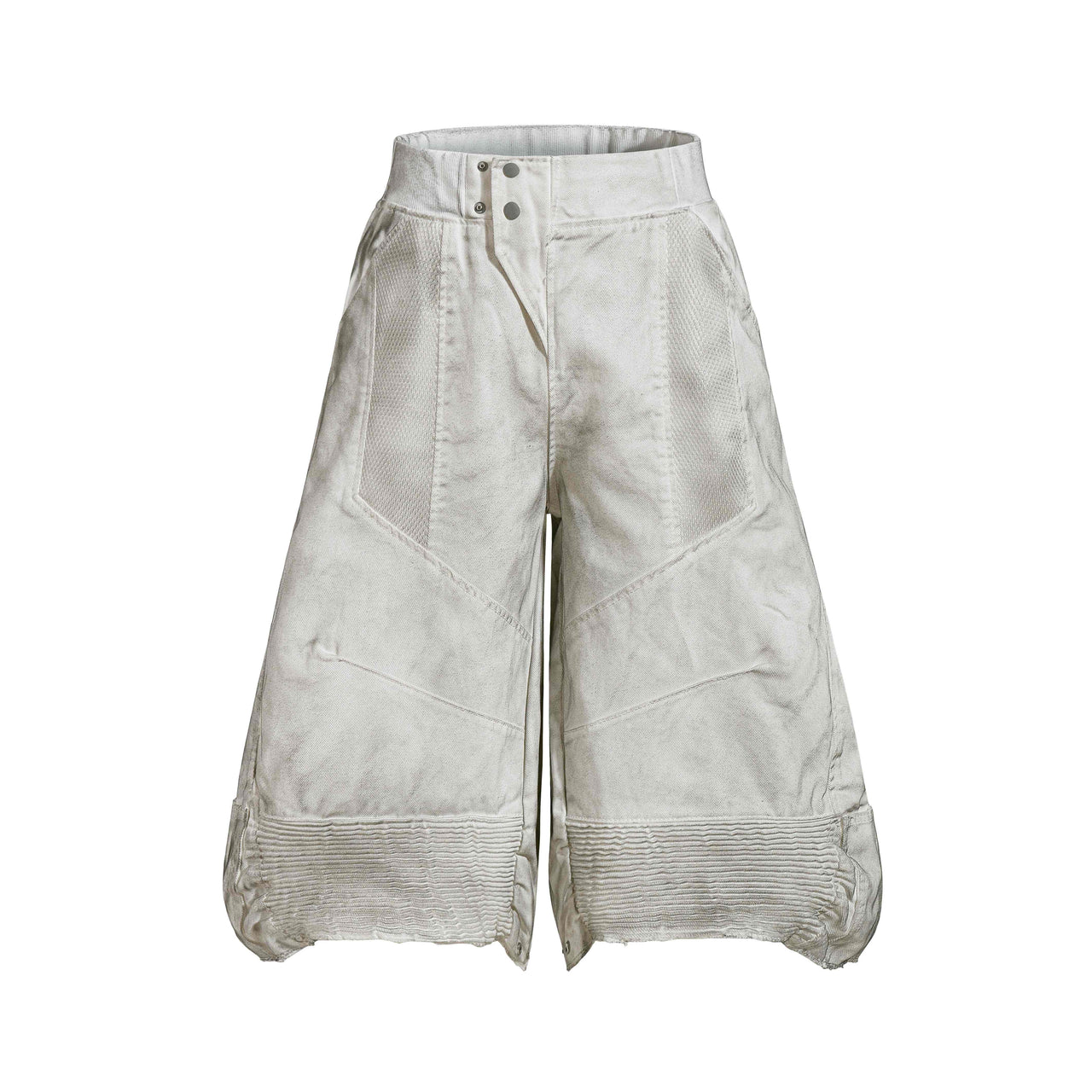 Omirad Moto Panel Denim Shorts