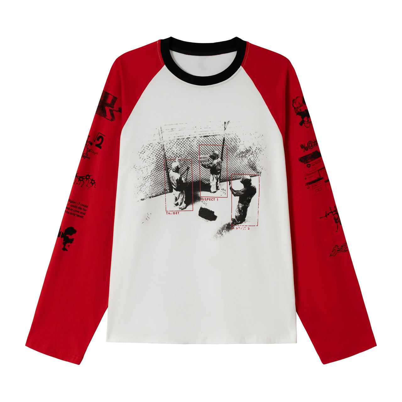 Omirad Graphic Raglan Long-Sleeve T-Shirt