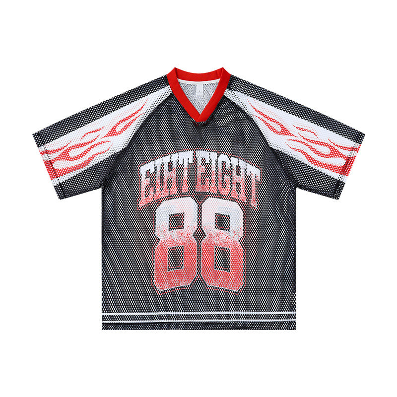 Omirad “College 88 Flame” Mesh Jersey T-Shirt