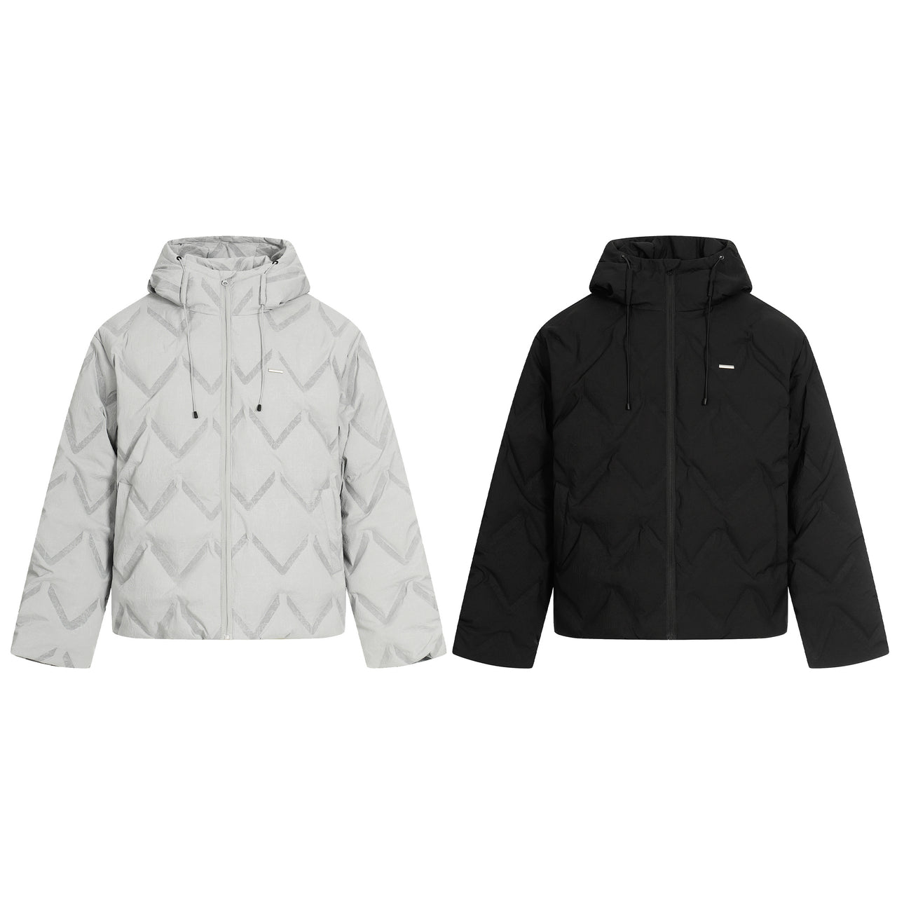 High-Street Minimalist Versatile Hooded Down Jacket