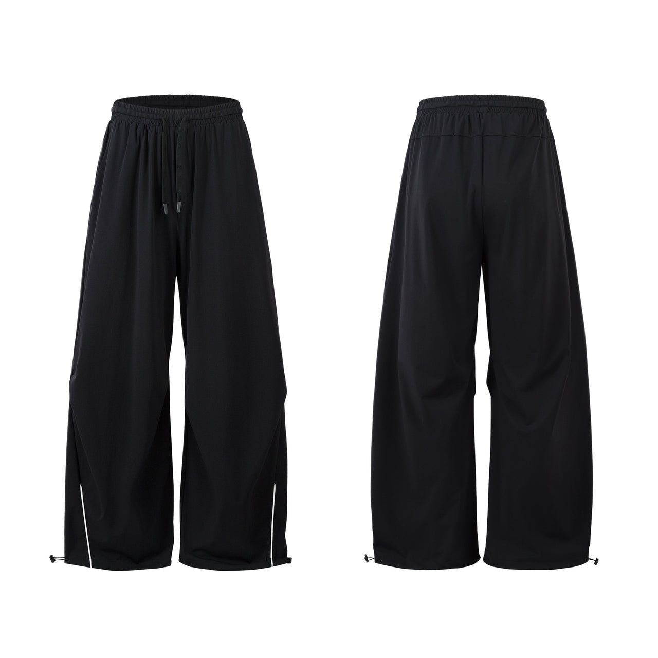 American Street Style Pleated Casual Pants