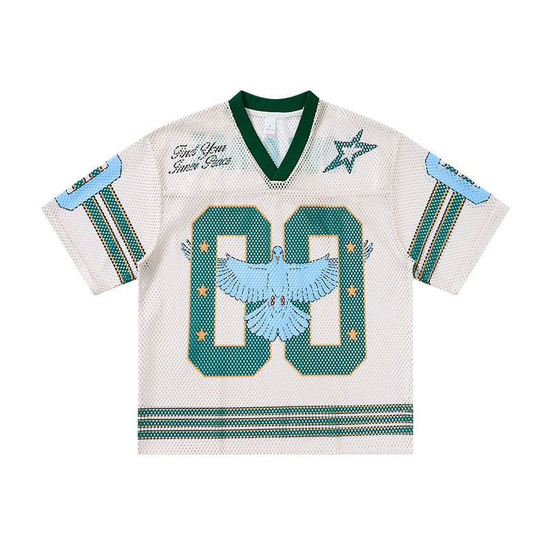 Omirad “Love Peace 00” Mesh Jersey T-Shirt