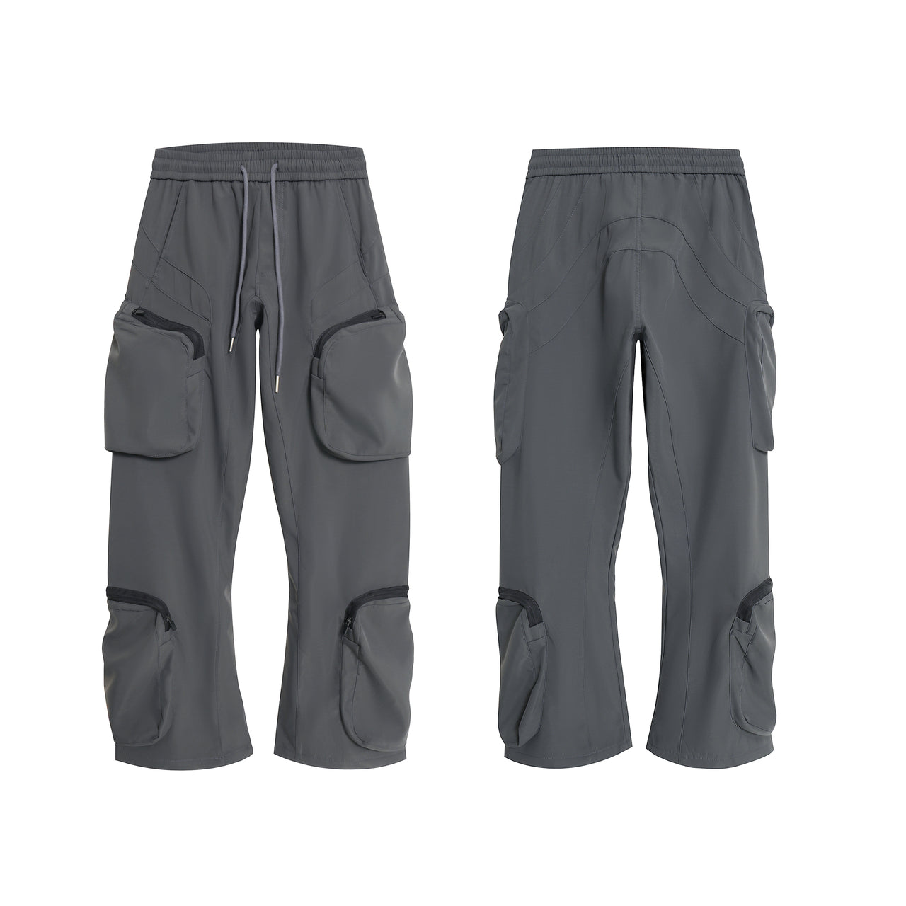 American Streetwear Multi-Pocket Cargo Pants