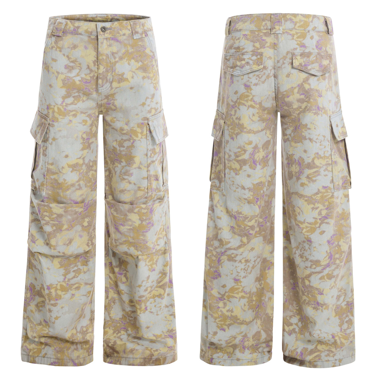American Streetwear Camouflage Cargo Jeans