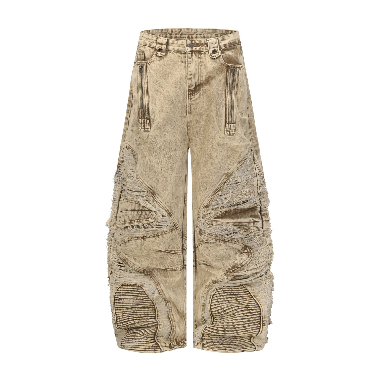 Omirad “Vintage Distressed Panel Jeans”