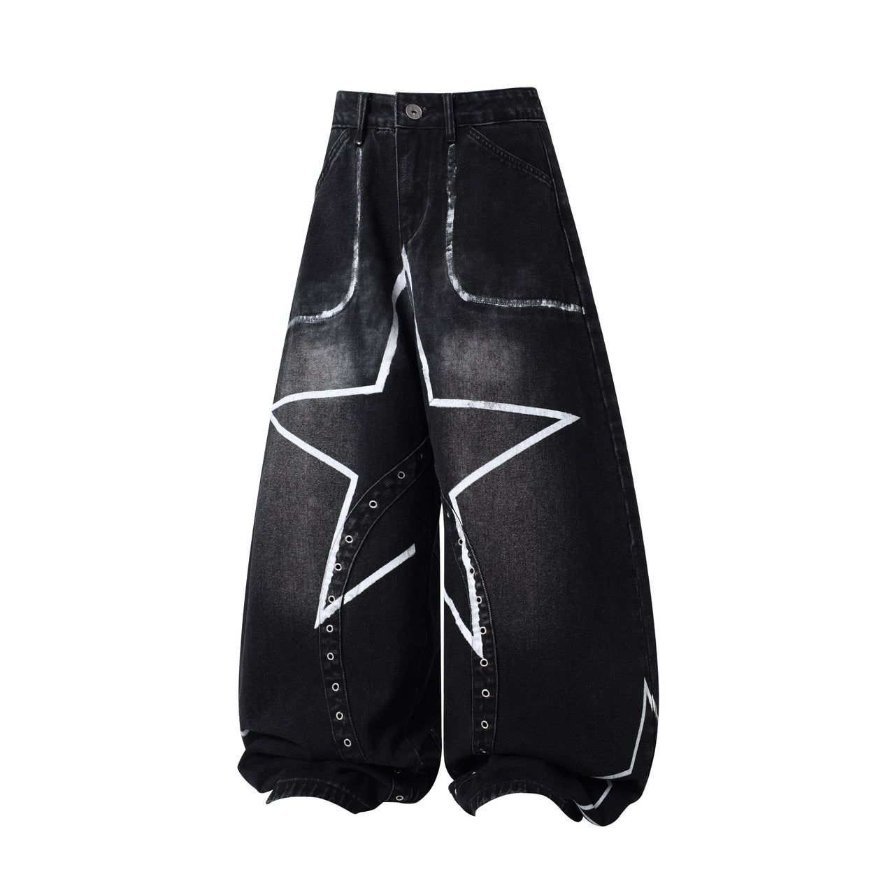 Omirad Star Fade Baggy Jeans