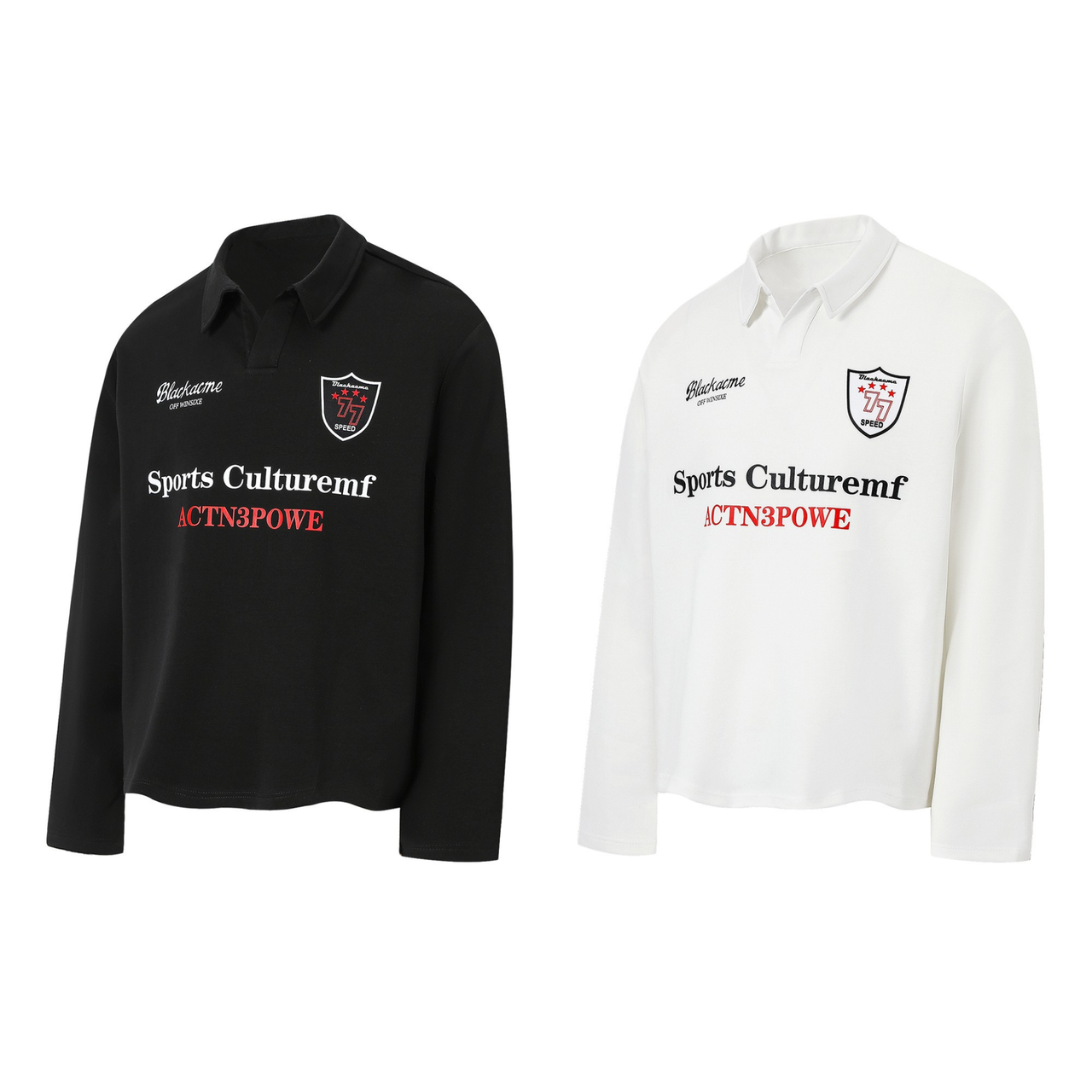 Omirad Sports Crest Long-Sleeve Polo