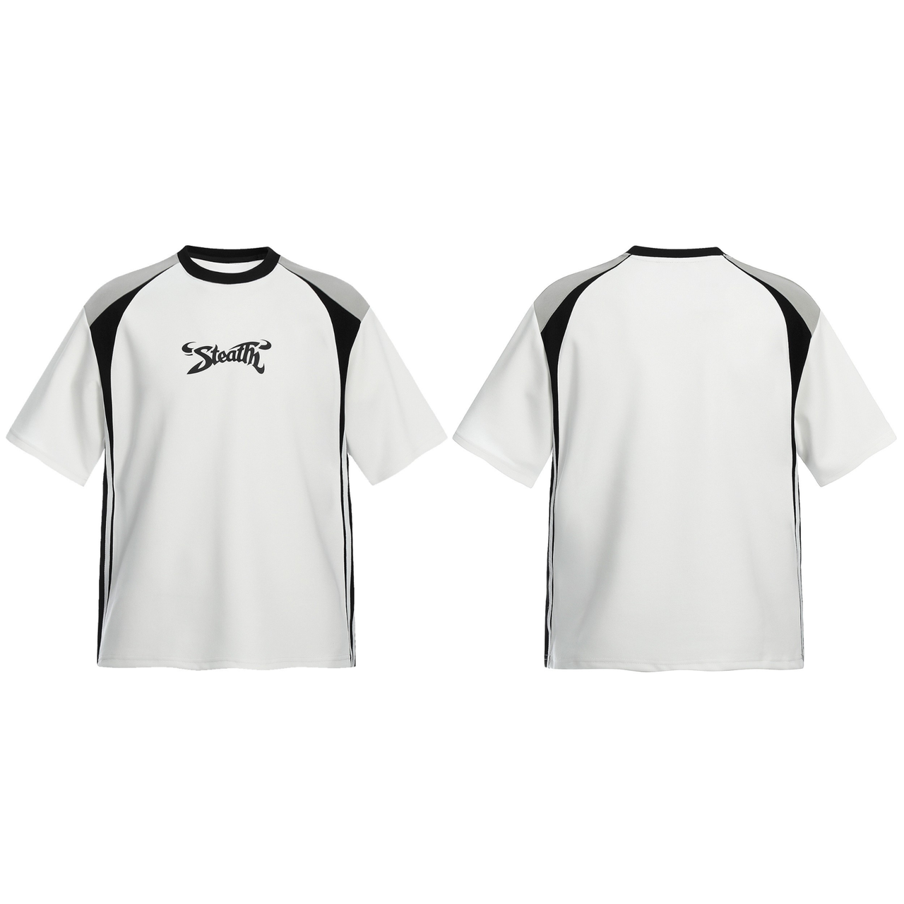 Omirad “Stealth” Panel Block Cotton Tee