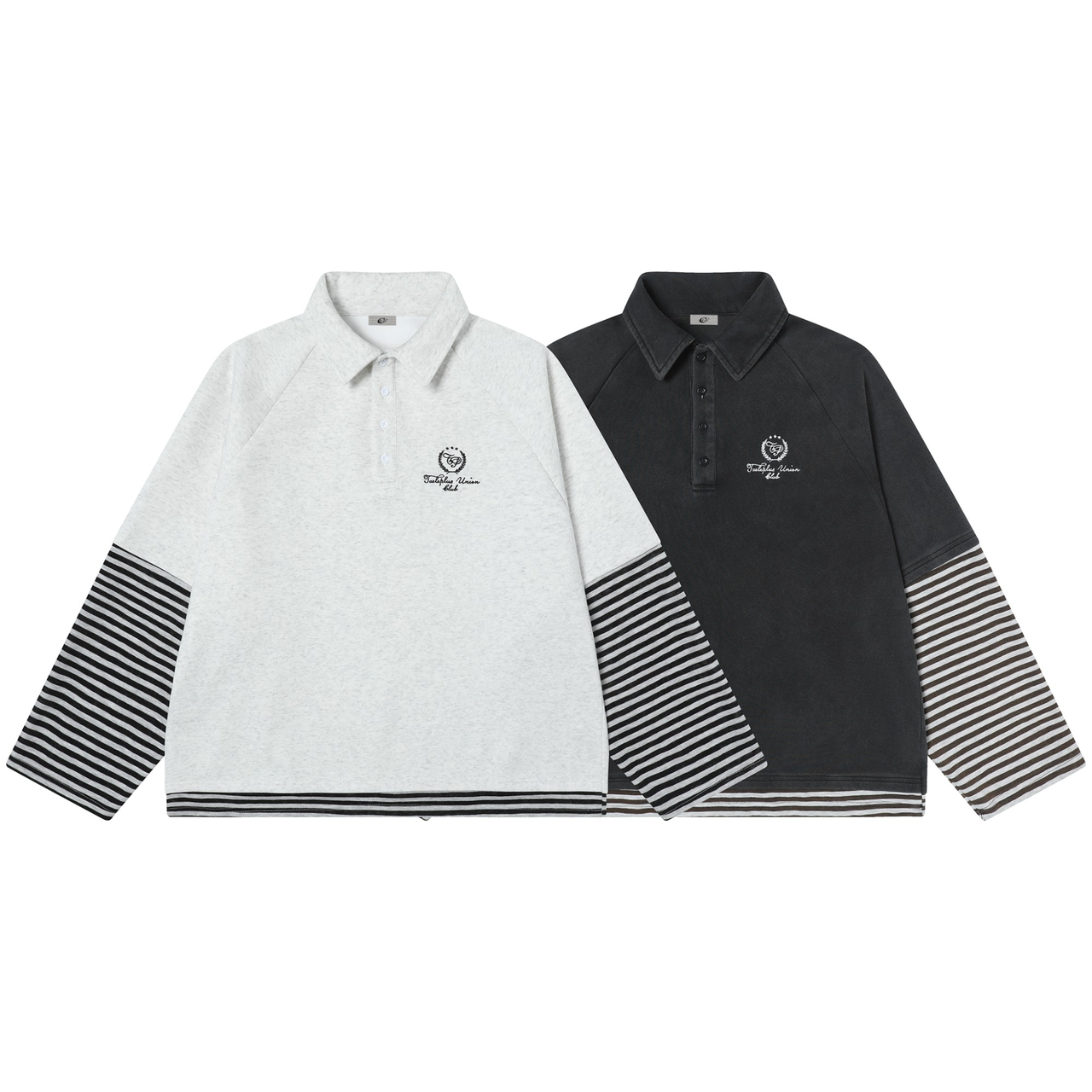 Omirad Striped Sleeve Polo Shirt