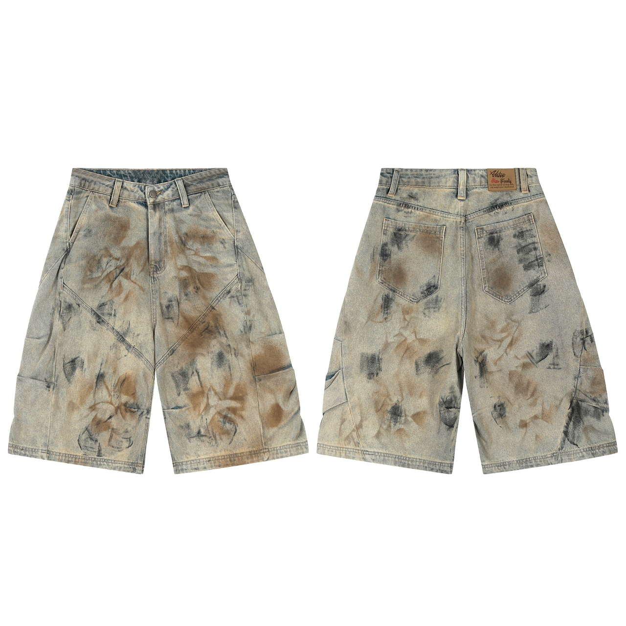 Omirad Vintage Spray-Dye Shorts