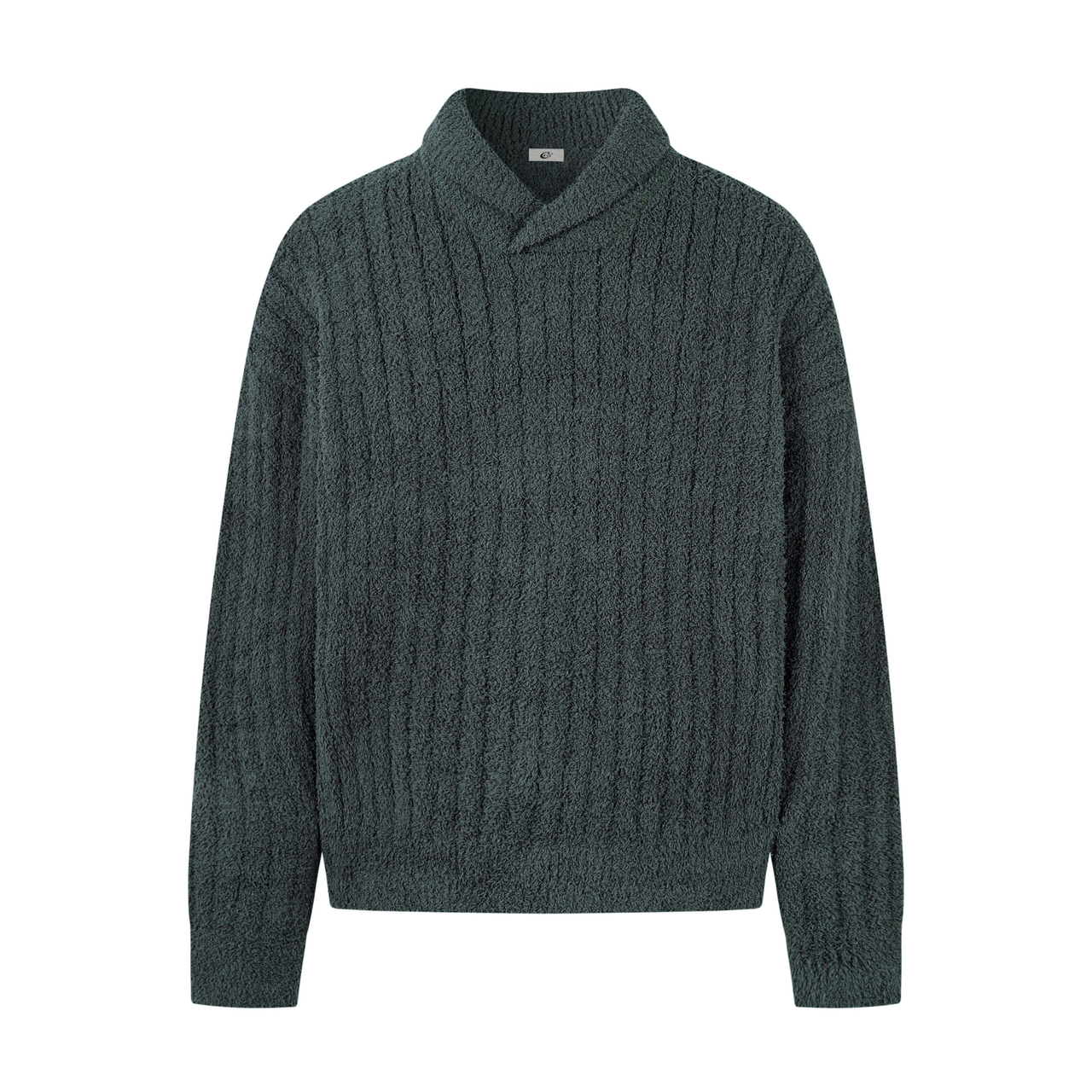 Omirad Textured Mock-Neck Knit Sweater