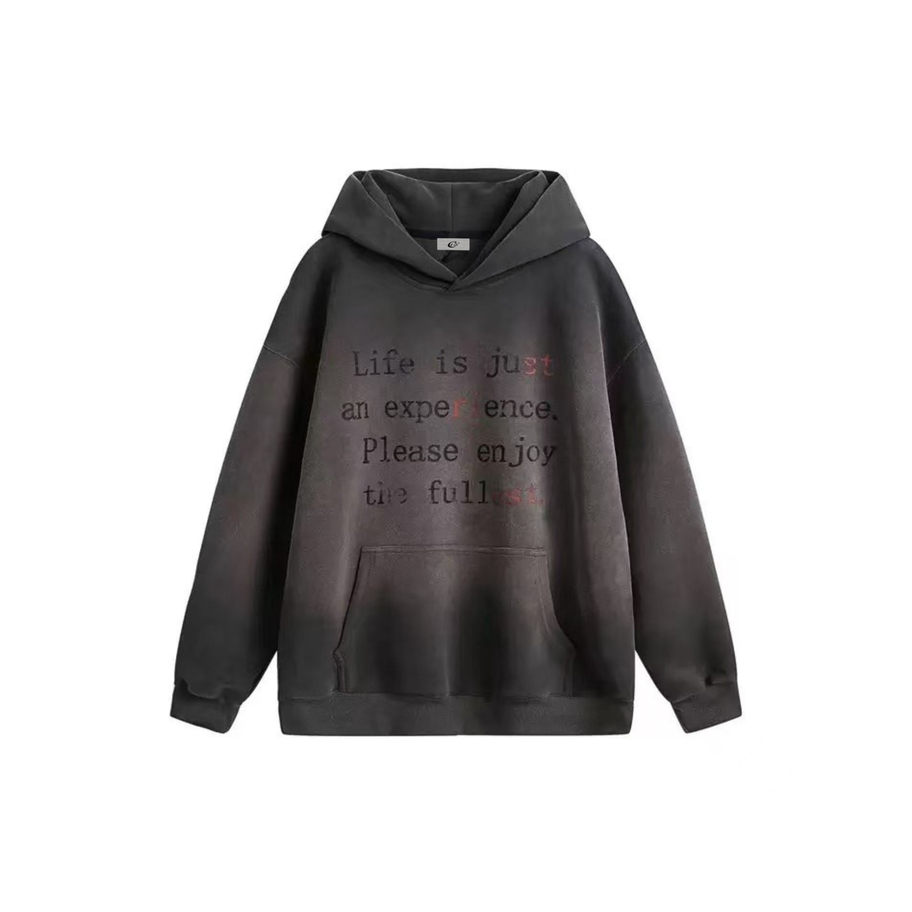 Omirad “Life Is Just an Experience” Washed Hoodie