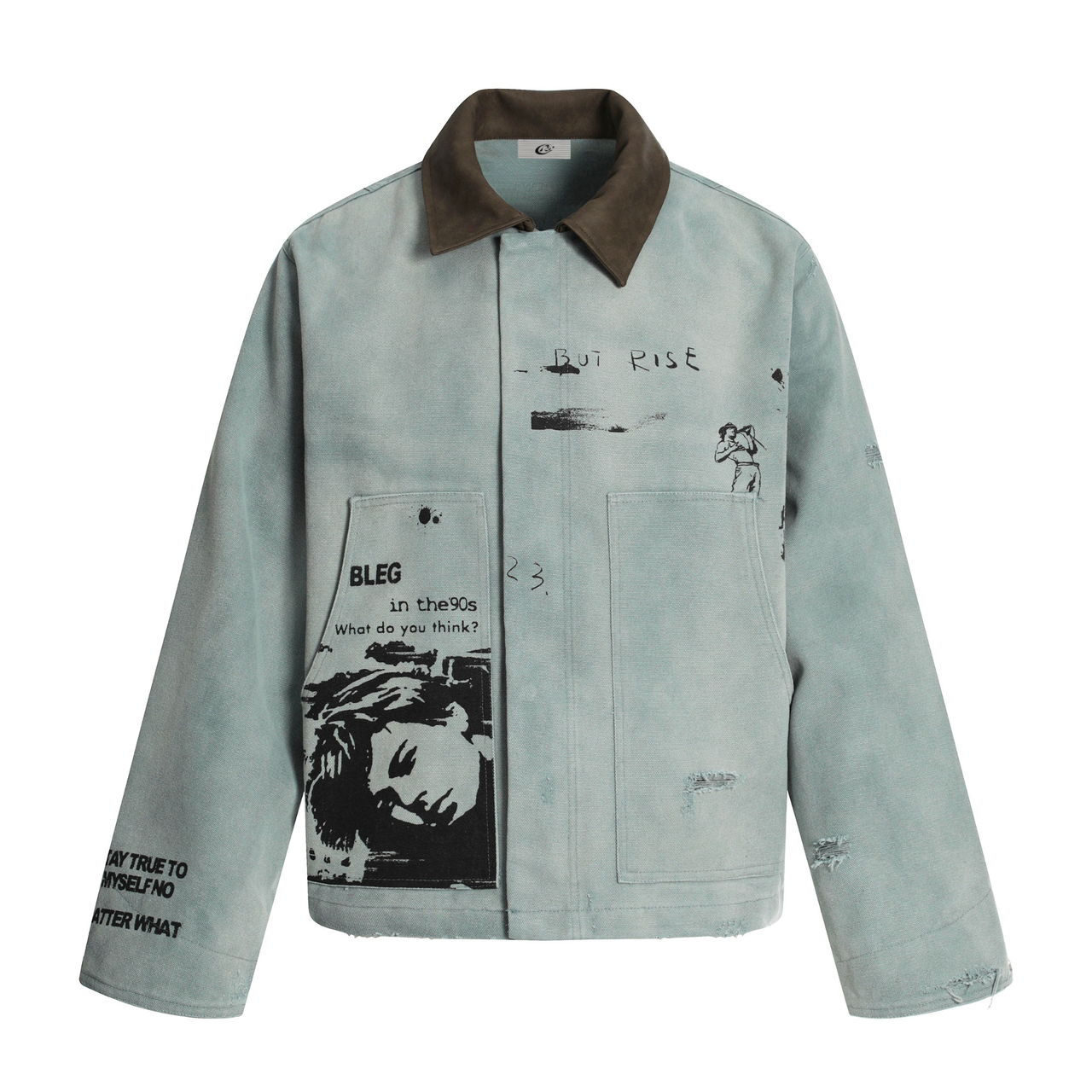 Omirad “90s Reflection” Graphic Work Jacket