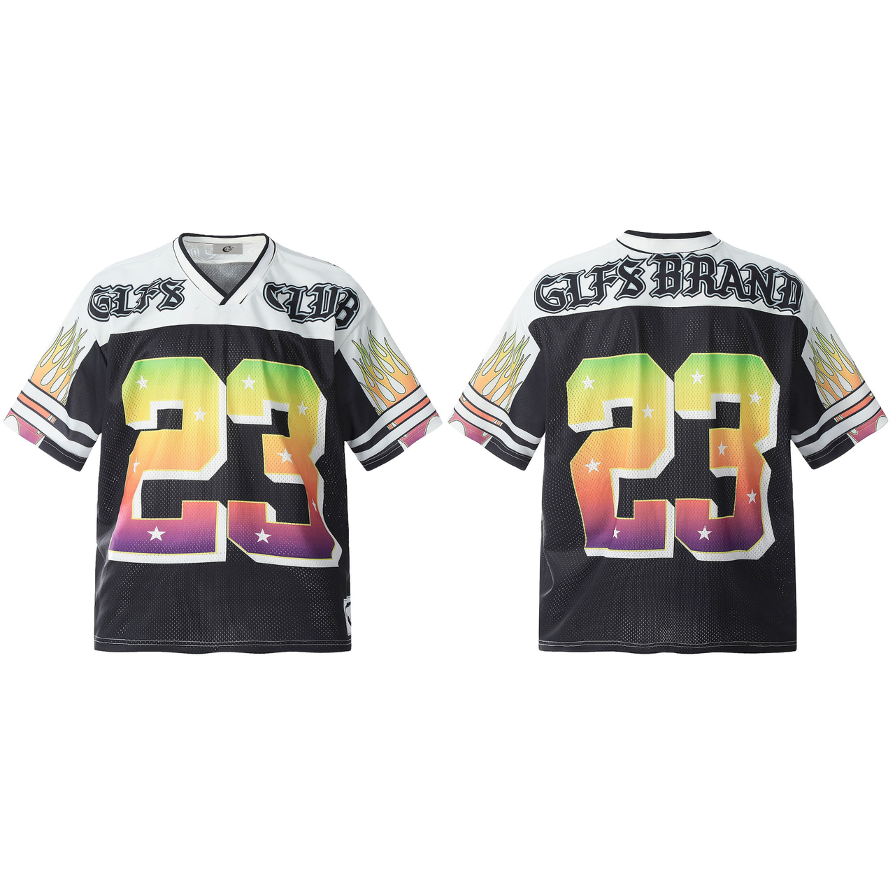 Omirad Rainbow Number Jersey Top