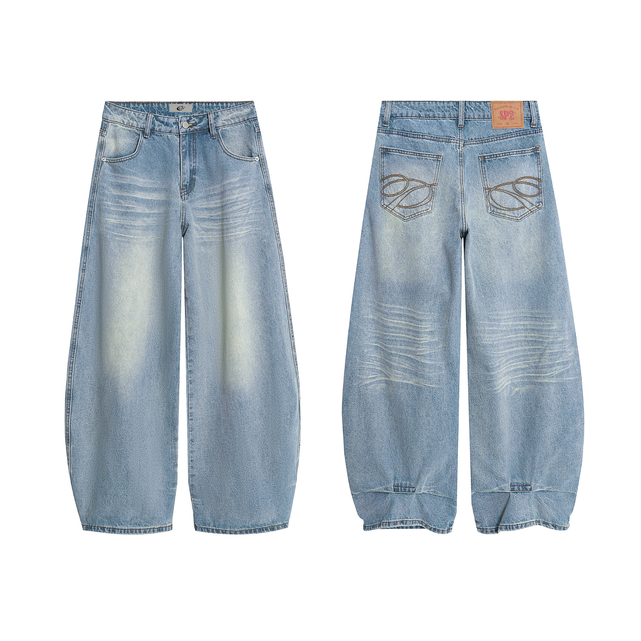 Omirad SP2 Retro Faded Balloon Jeans