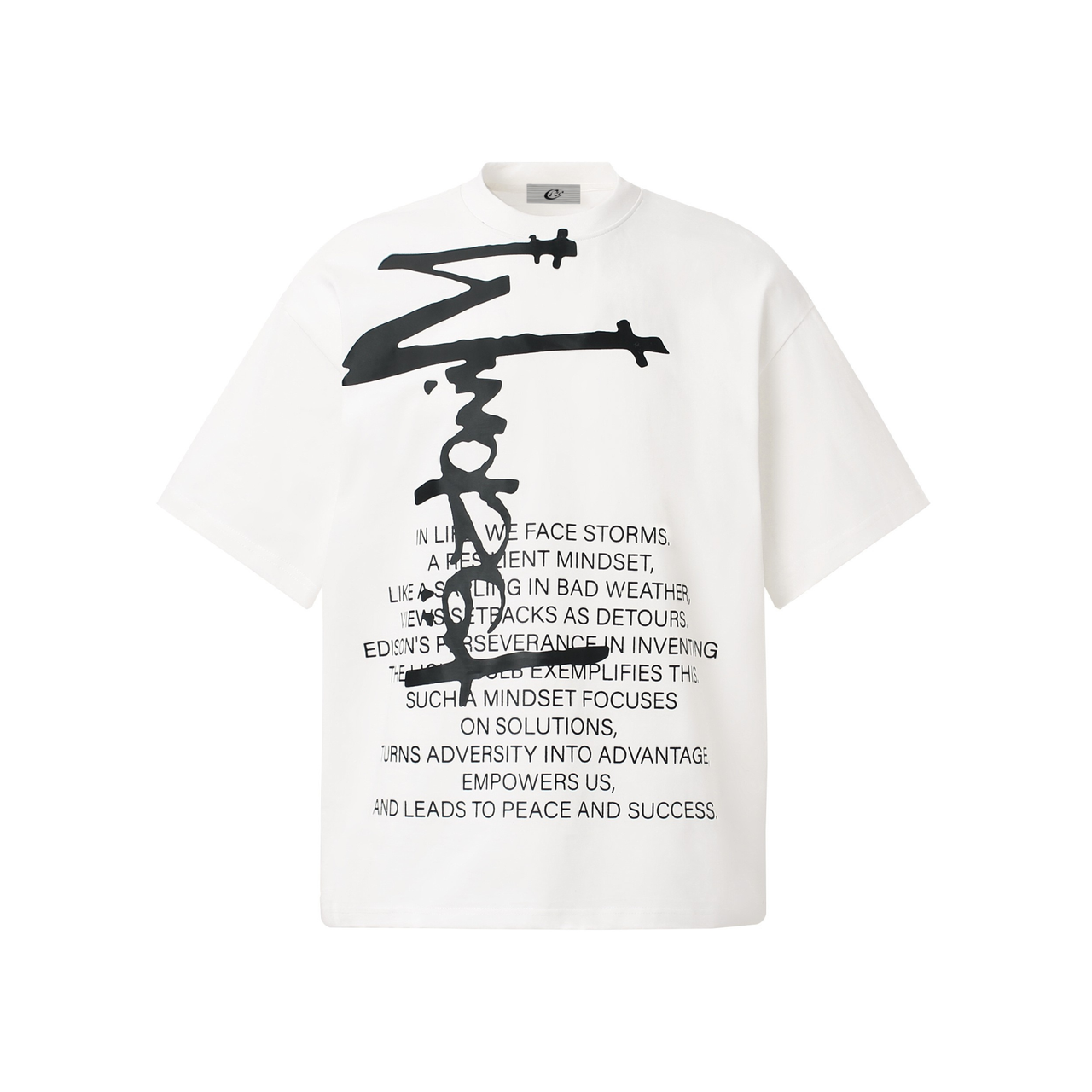 Omirad Brushstroke Typography Tee