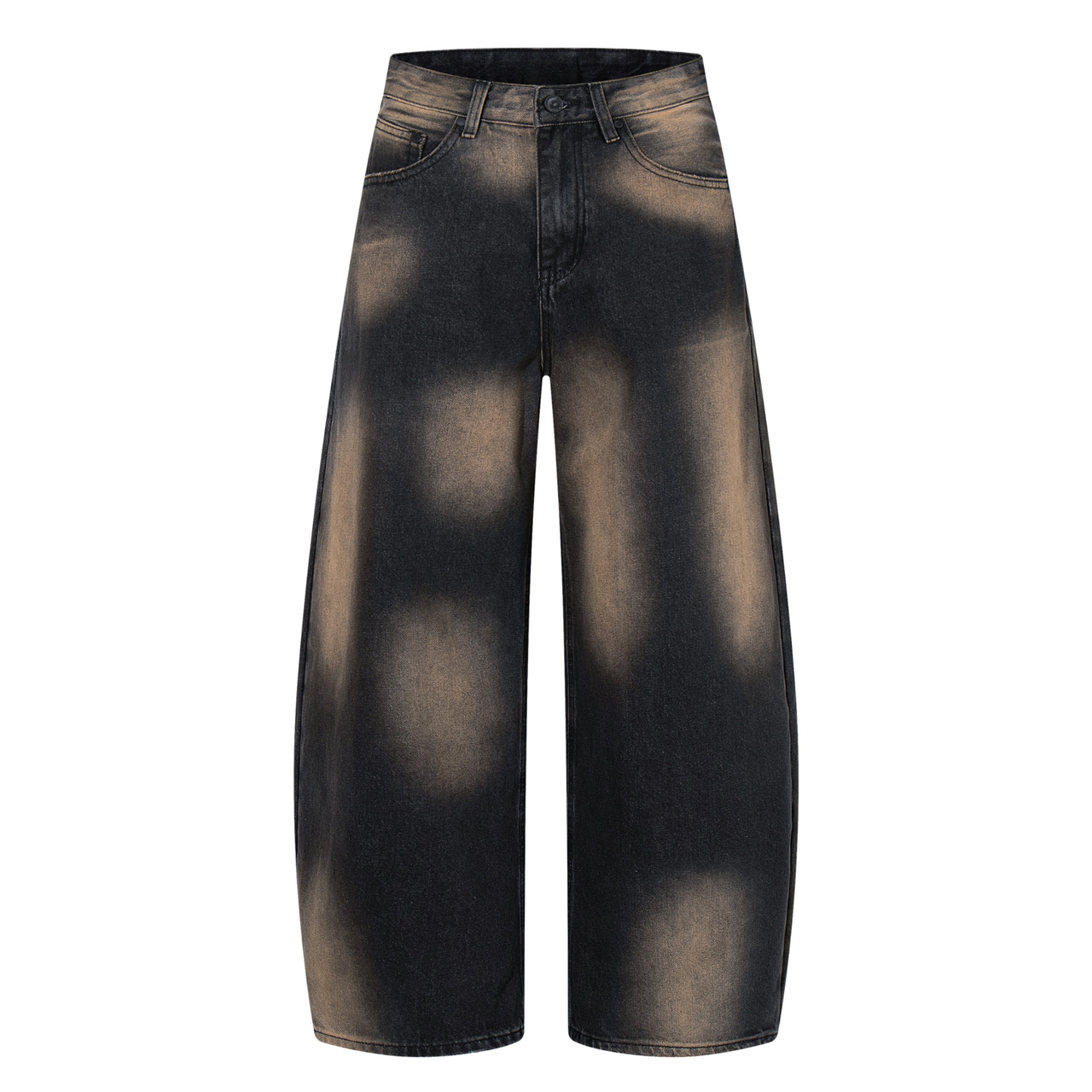 Omirad Washed-Cloud Wide-Leg Jeans