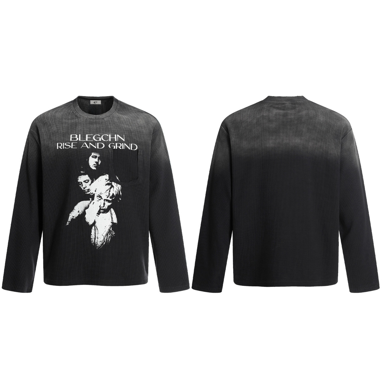 Omirad “Rise and Grind” Graphic Long Sleeve Tee