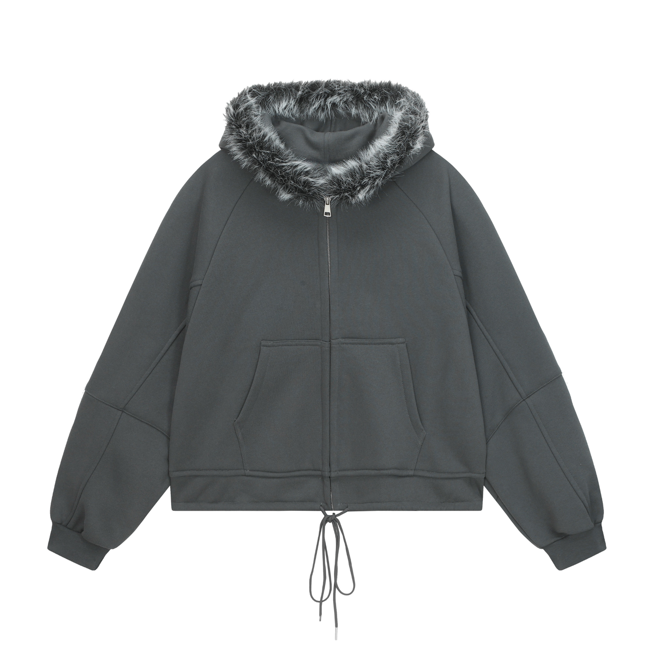 Omirad Faux-Fur Zip Hoodie