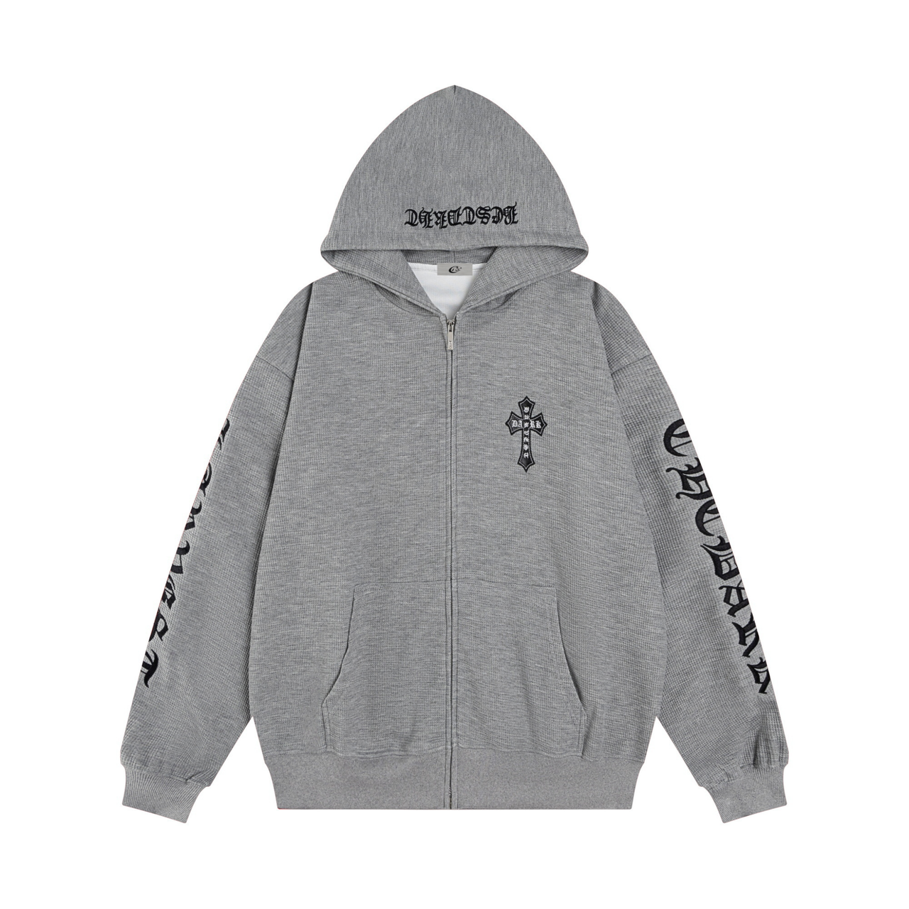 Omirad Gothic Script Zip Hoodie