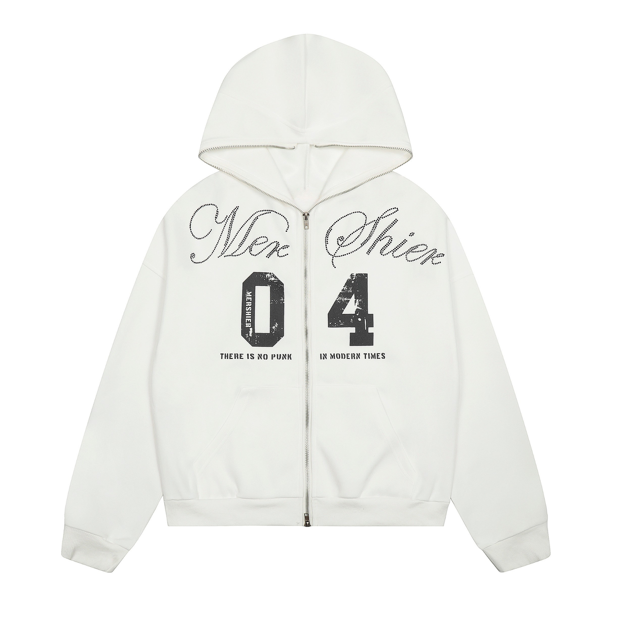 Omirad Punk-Script Zip Hoodie