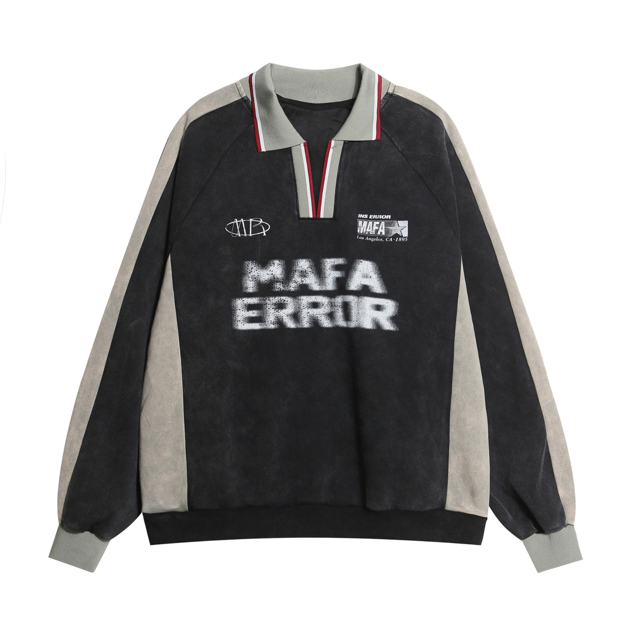 Omirad Spray-Print Rugby Sweatshirt