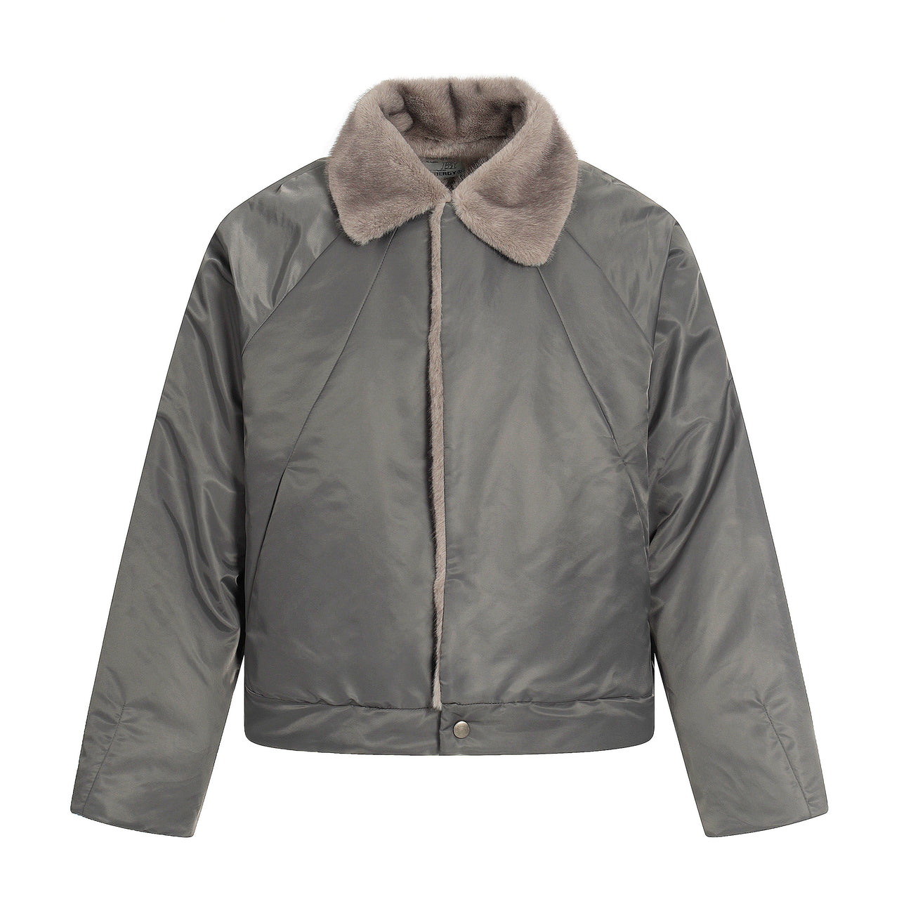 Vintage Old Money Style Fur-Collar Padded Jacket
