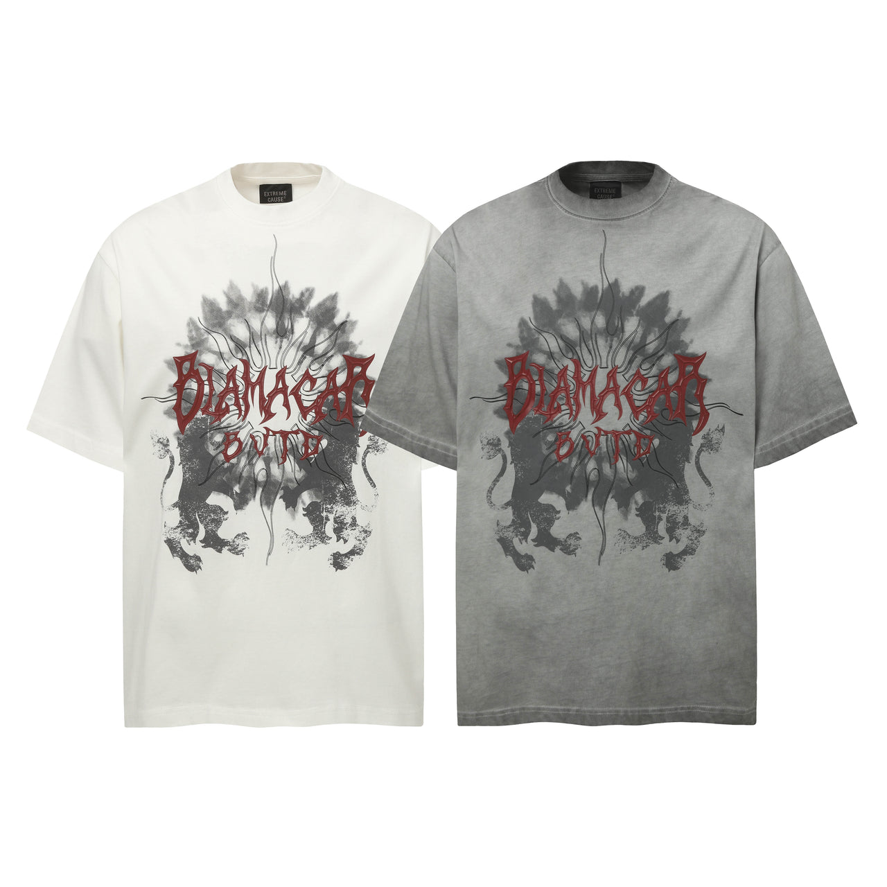 American Vintage Asymmetrical Letter Print Tee