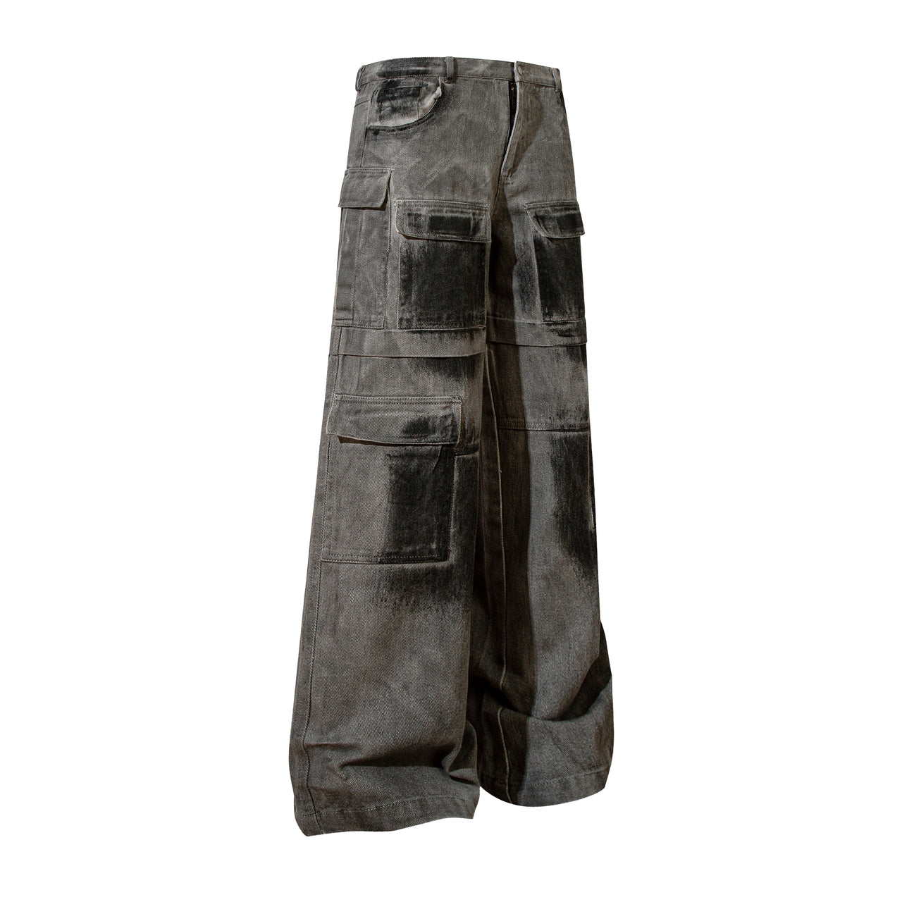 Heavily Distressed Retro Pants