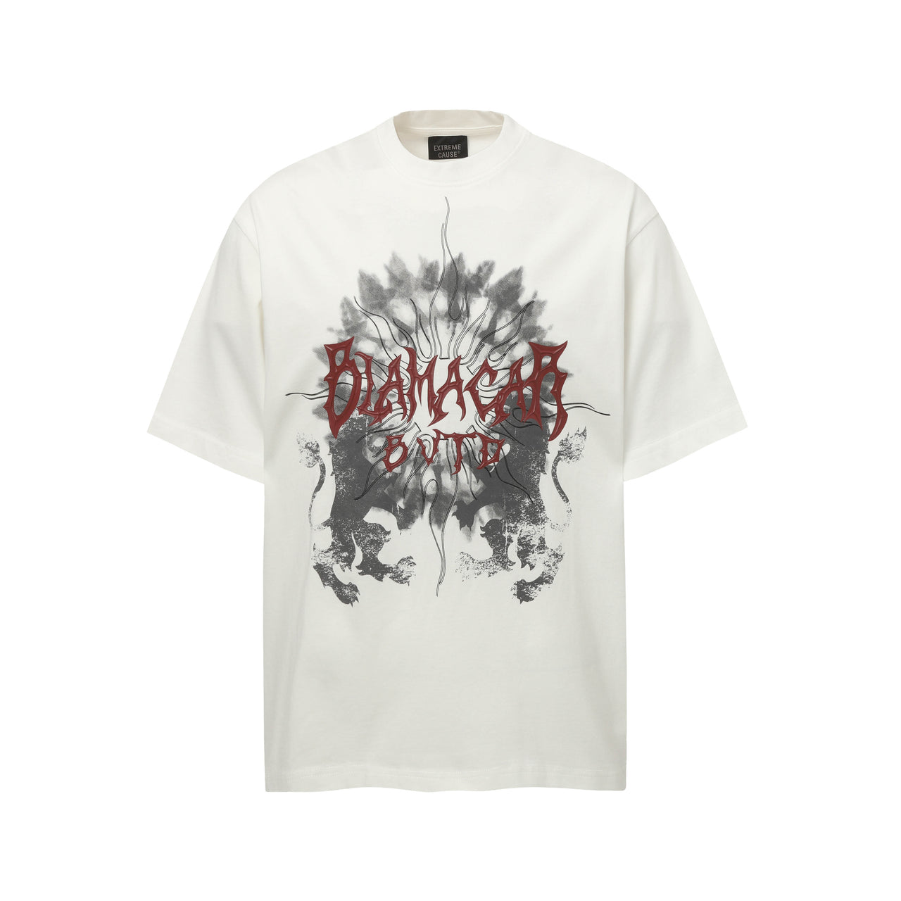 American Vintage Asymmetrical Letter Print Tee