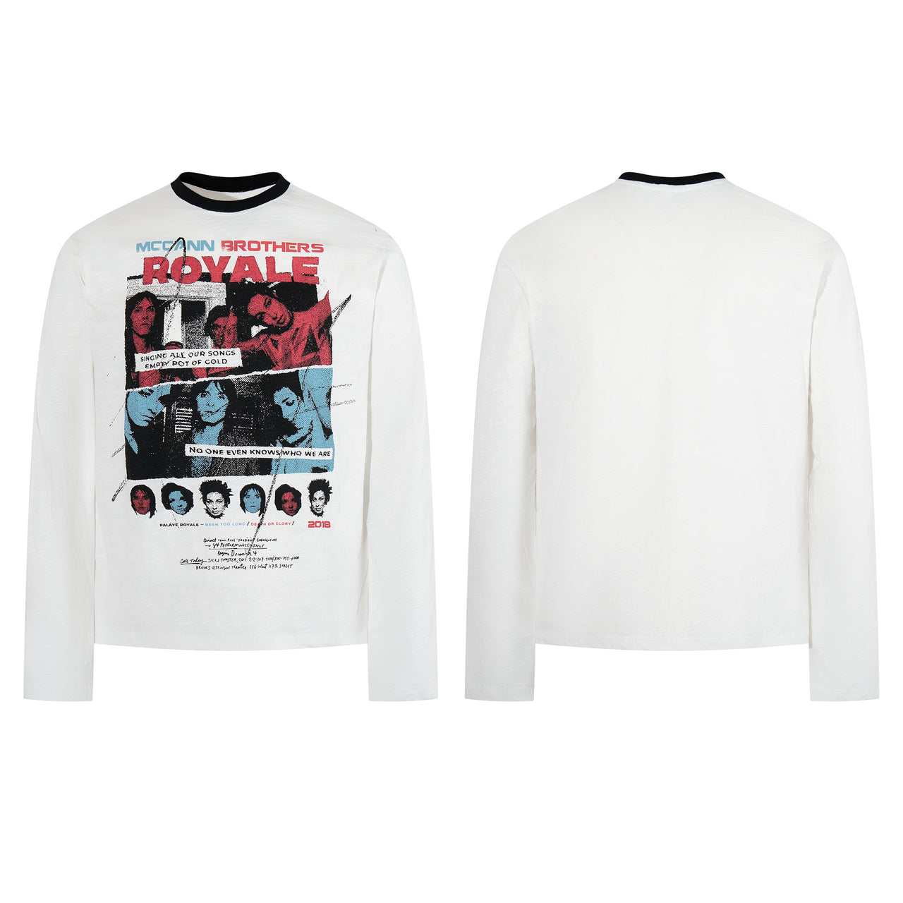 Omirad Vintage Collage Graphic Long Sleeve