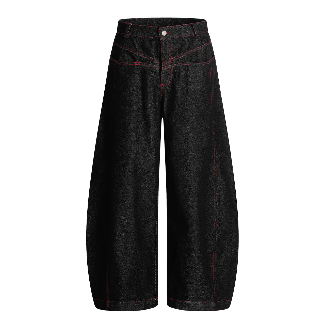 American High Street Patchwork Curved Blade Jeans