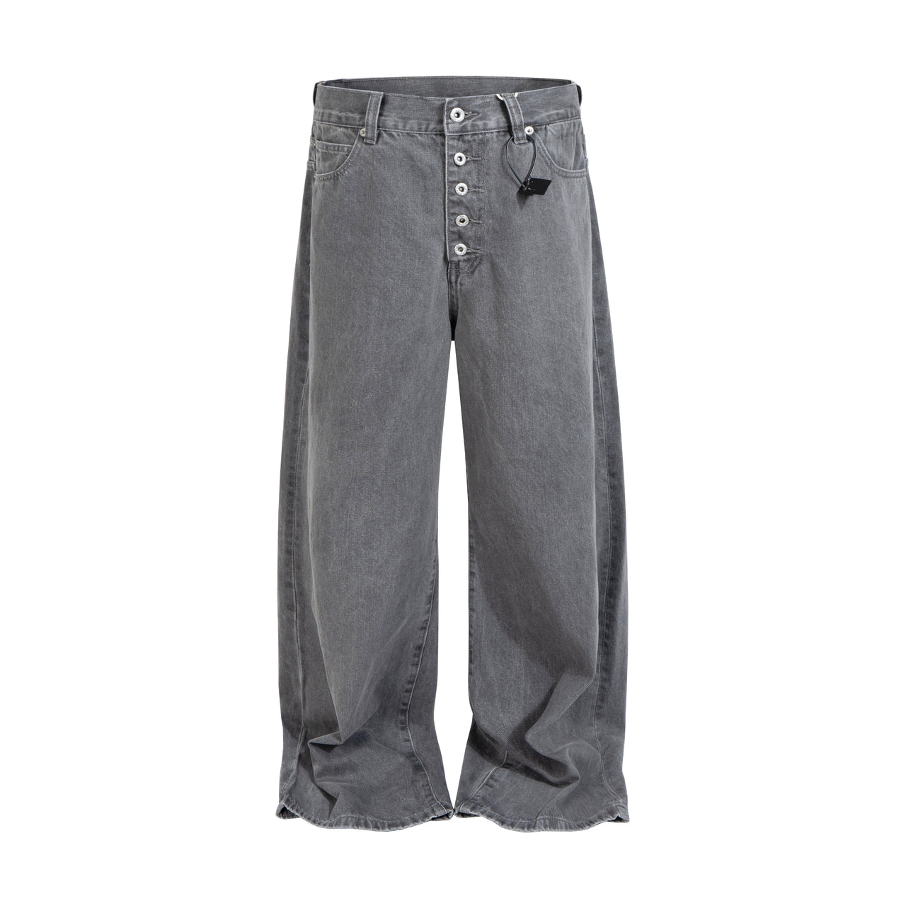 Omirad Button-Fly Washed Denim Pants