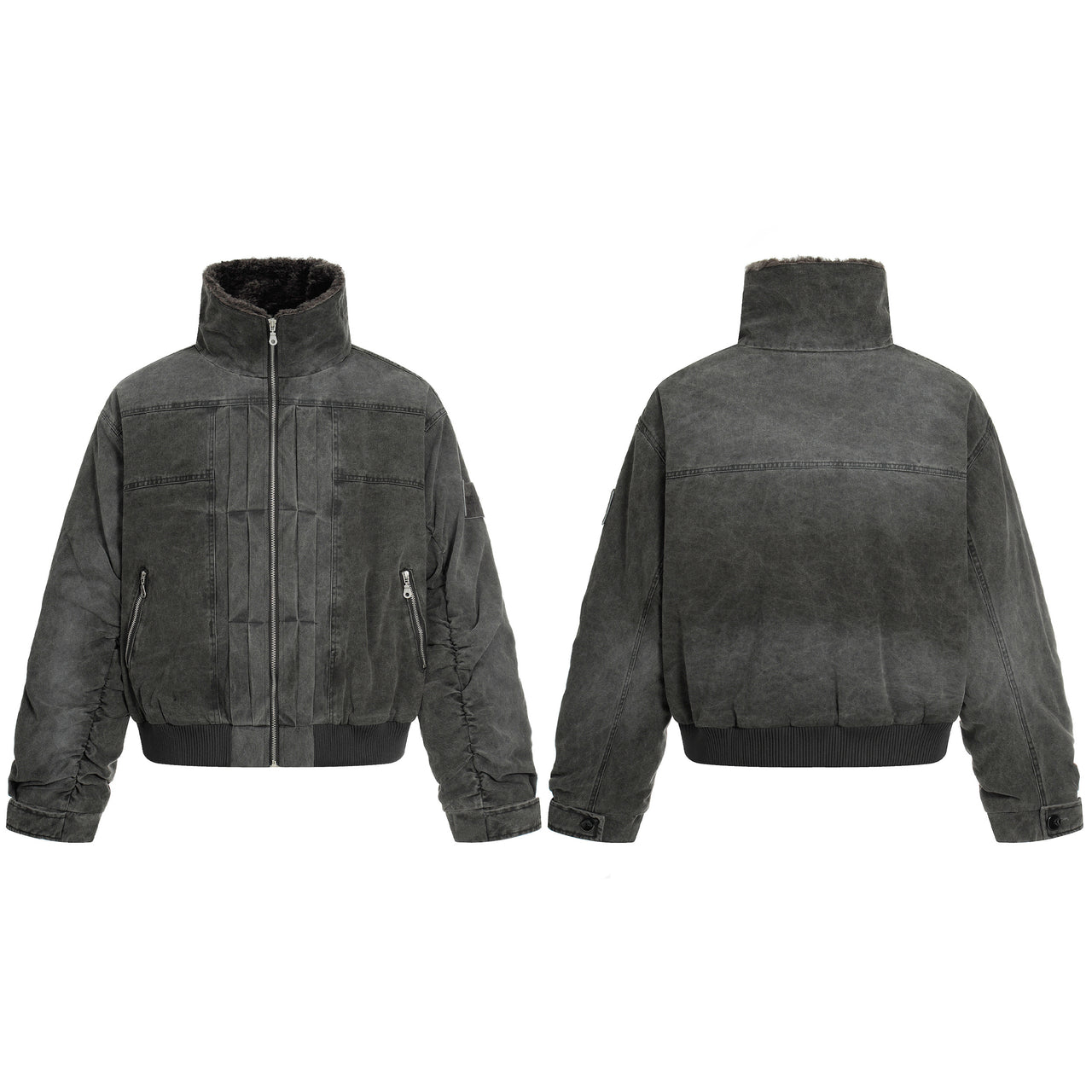 Omirad Washed Cotton Bomber Jacket