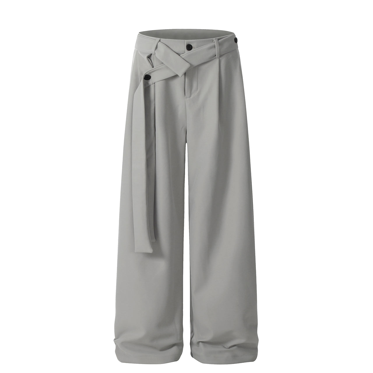 American Vintage Center High-End Draped Wide-Leg Casual Pants