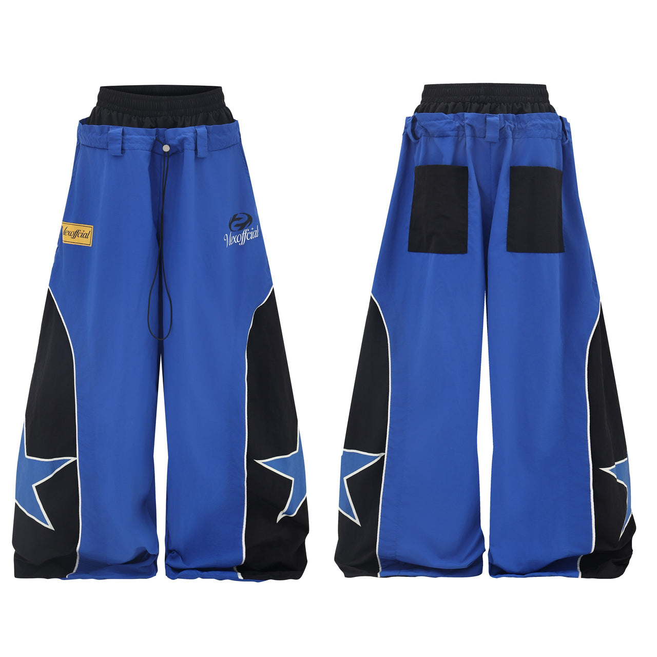 Omirad Star Panel Wide-Leg Sweatpants