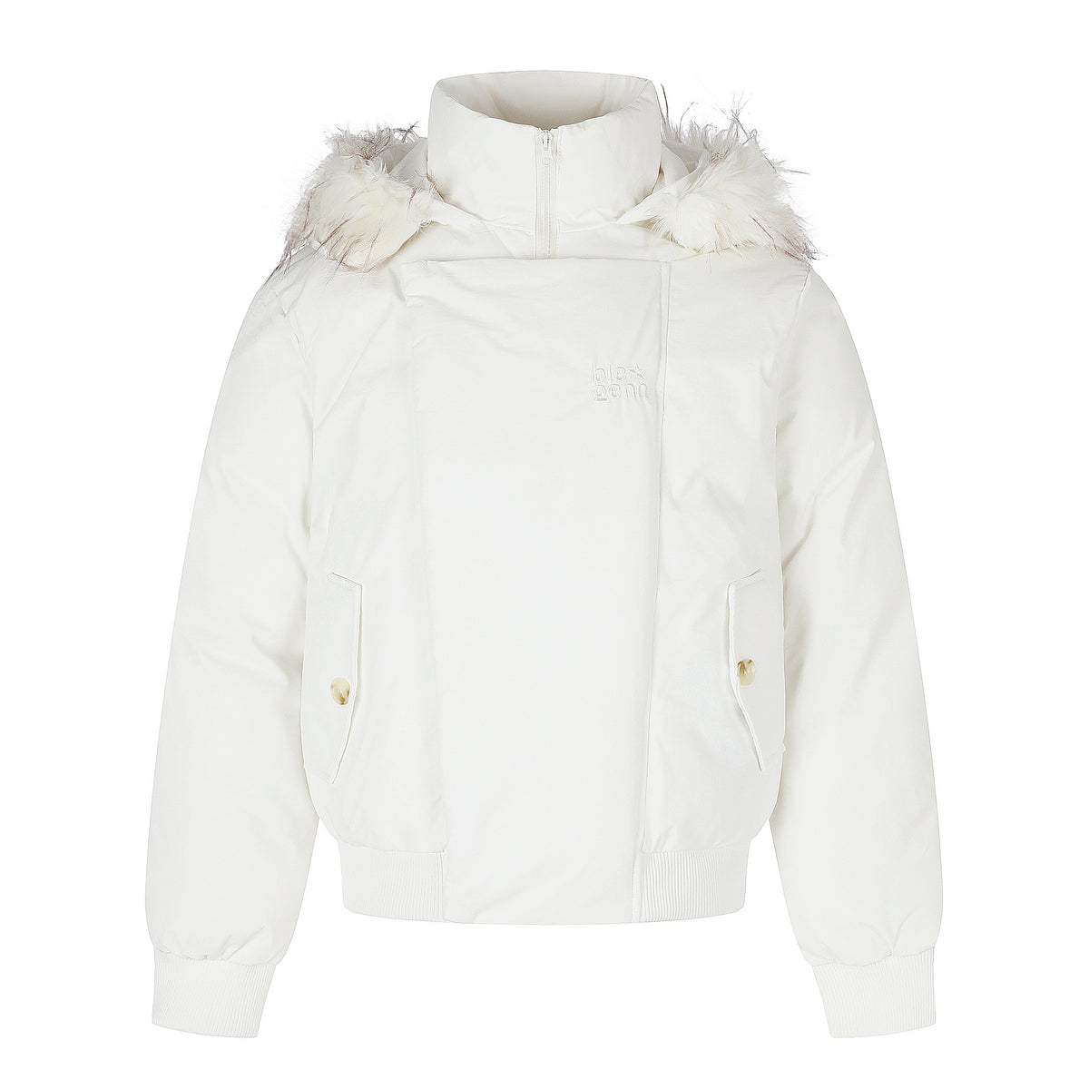 Omirad Faux Fur Hood Padded Bomber Jacket
