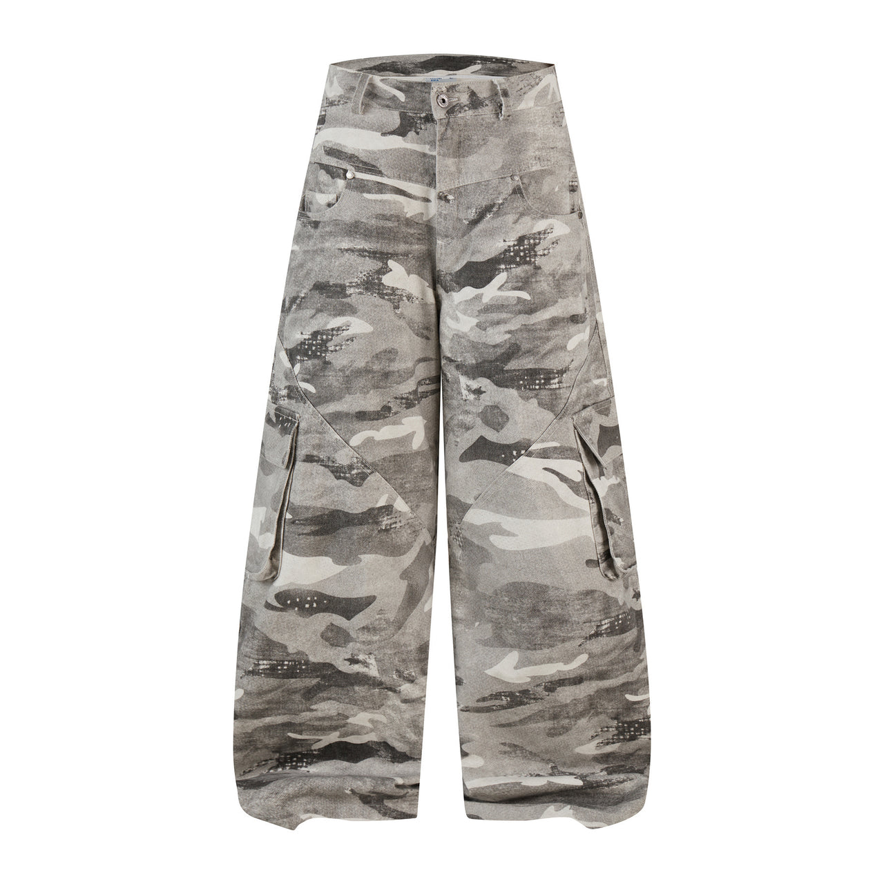 Omirad Camo Panelled Wide-Leg Pants