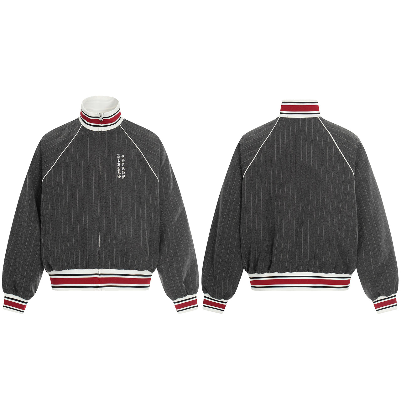 Omirad Pinstripe Track Zip Jacket