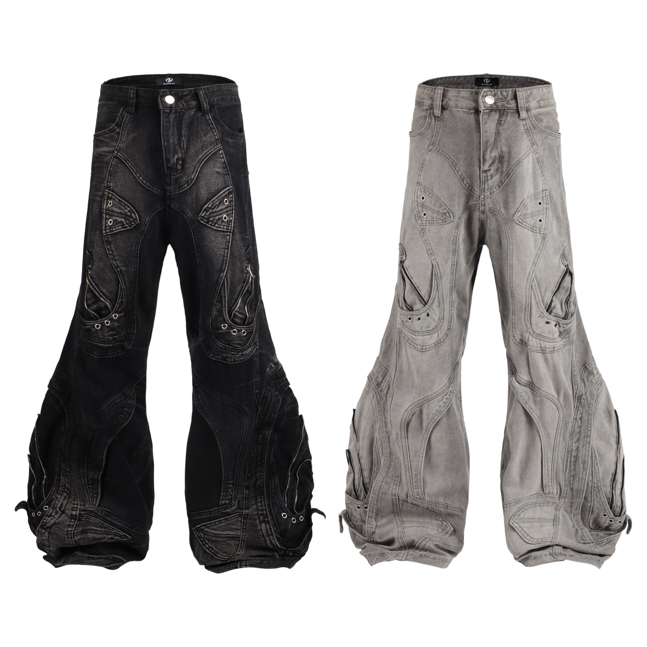 American Streetwear Heavy-Duty Utility Jeans