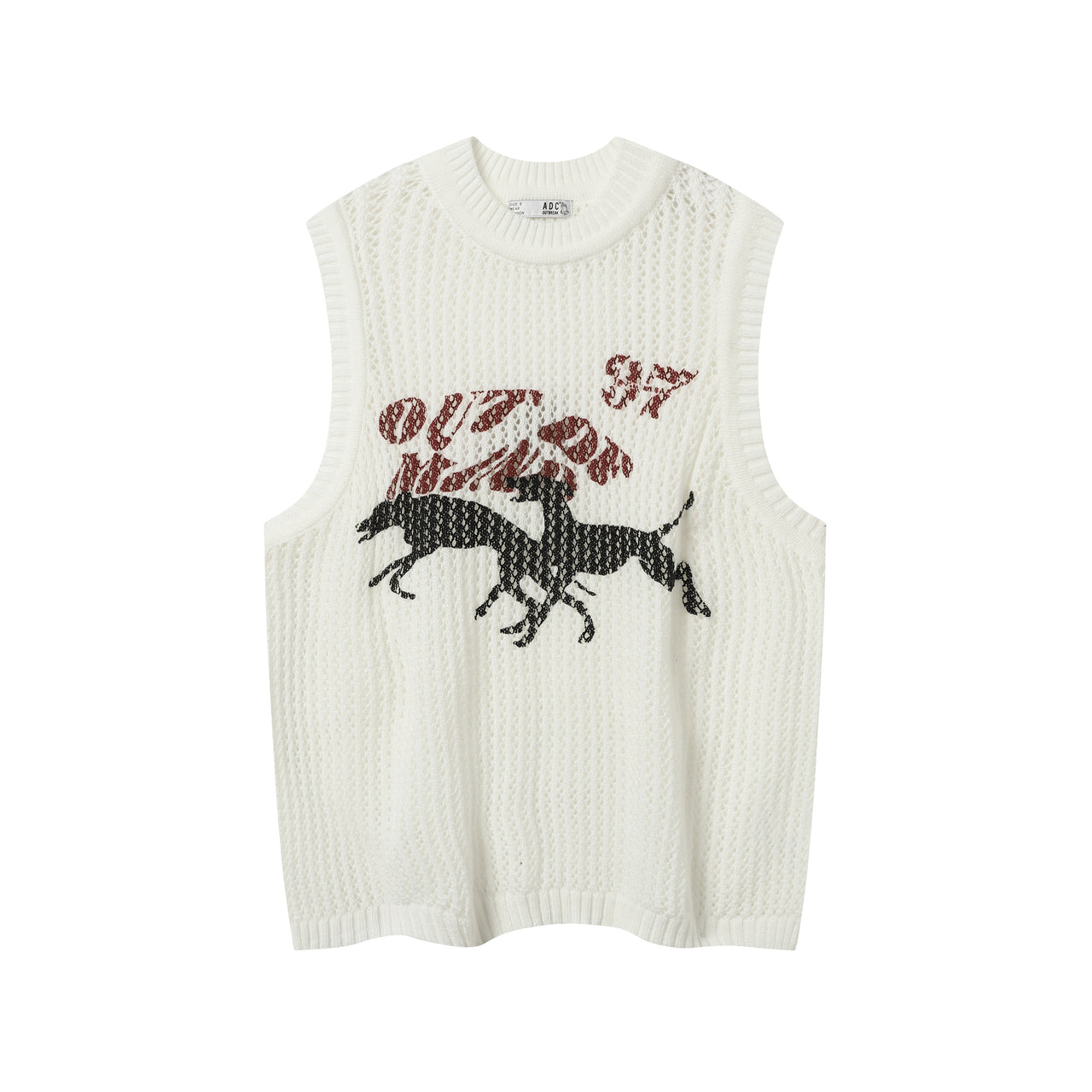 American Vintage Hollow Knit Sleeveless Vest