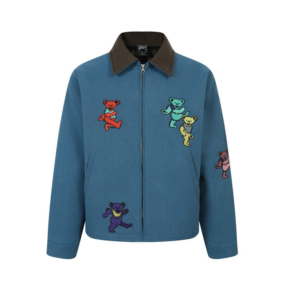 American High-Street Dancing Bear Cargo Padded Jacket