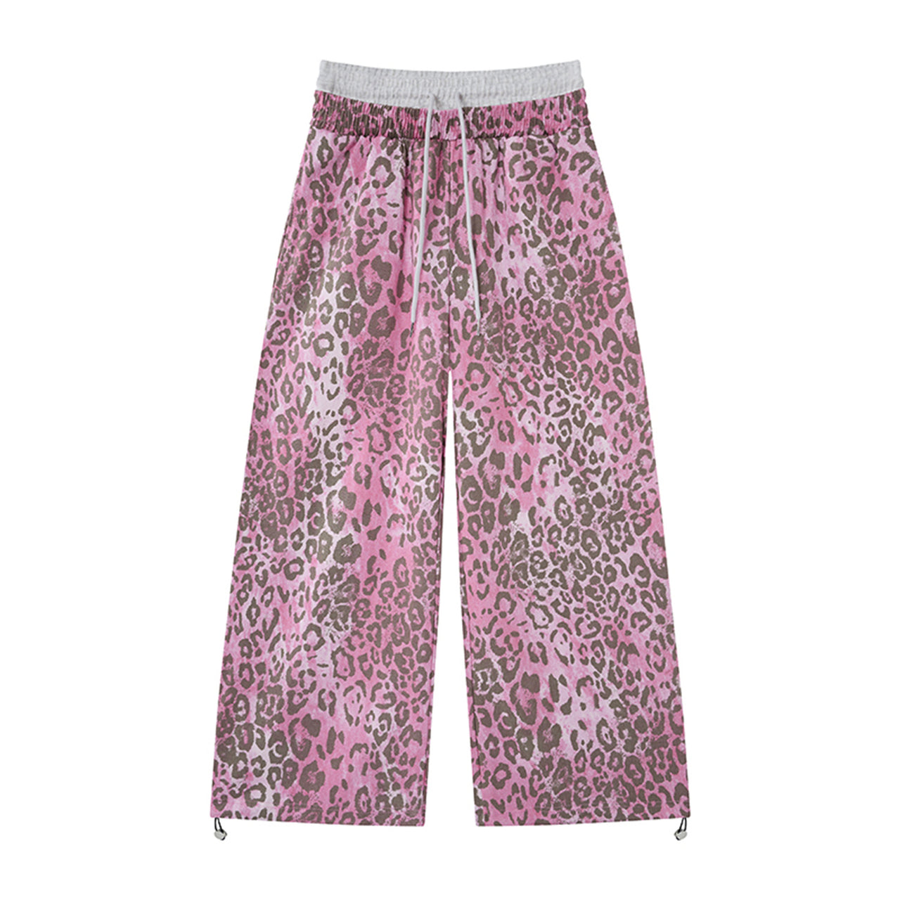 Omirad Pink Leopard Wide-Leg Pants