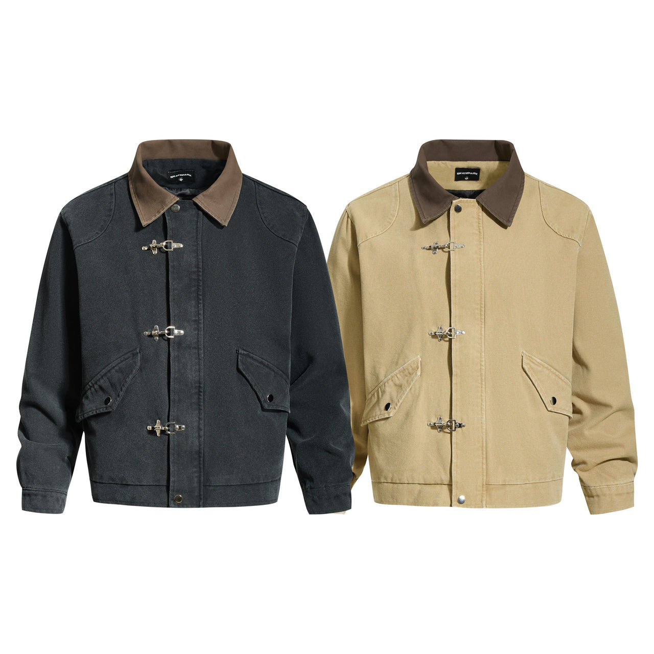 Vintage N-1 Style Aviator Buckle Workwear Jacket