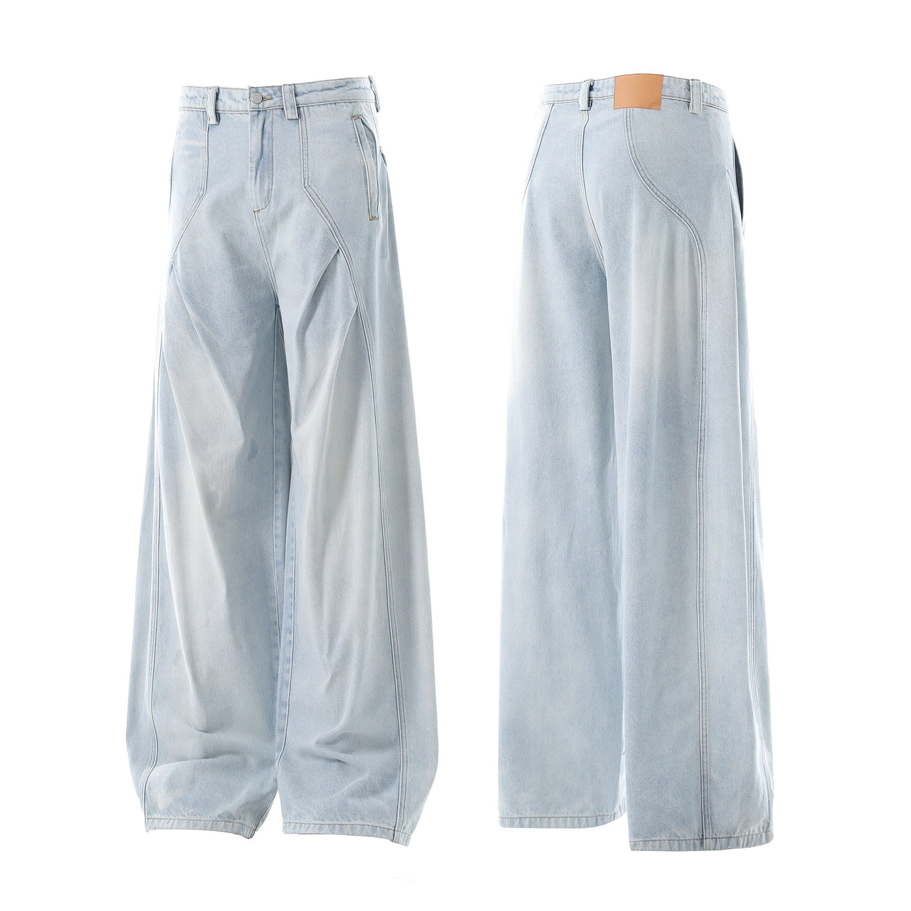 Omirad “Ice Fade Panel Denim”