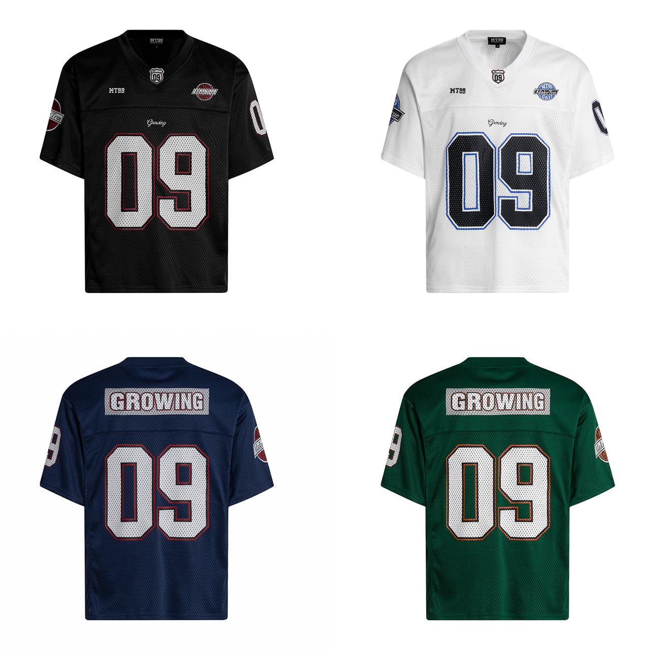 American Vintage Number Print Mesh Tee
