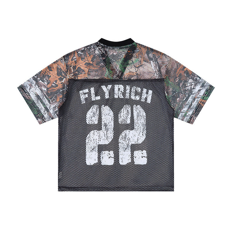 Omirad “Fly Rich 22” Mesh Jersey T-Shirt