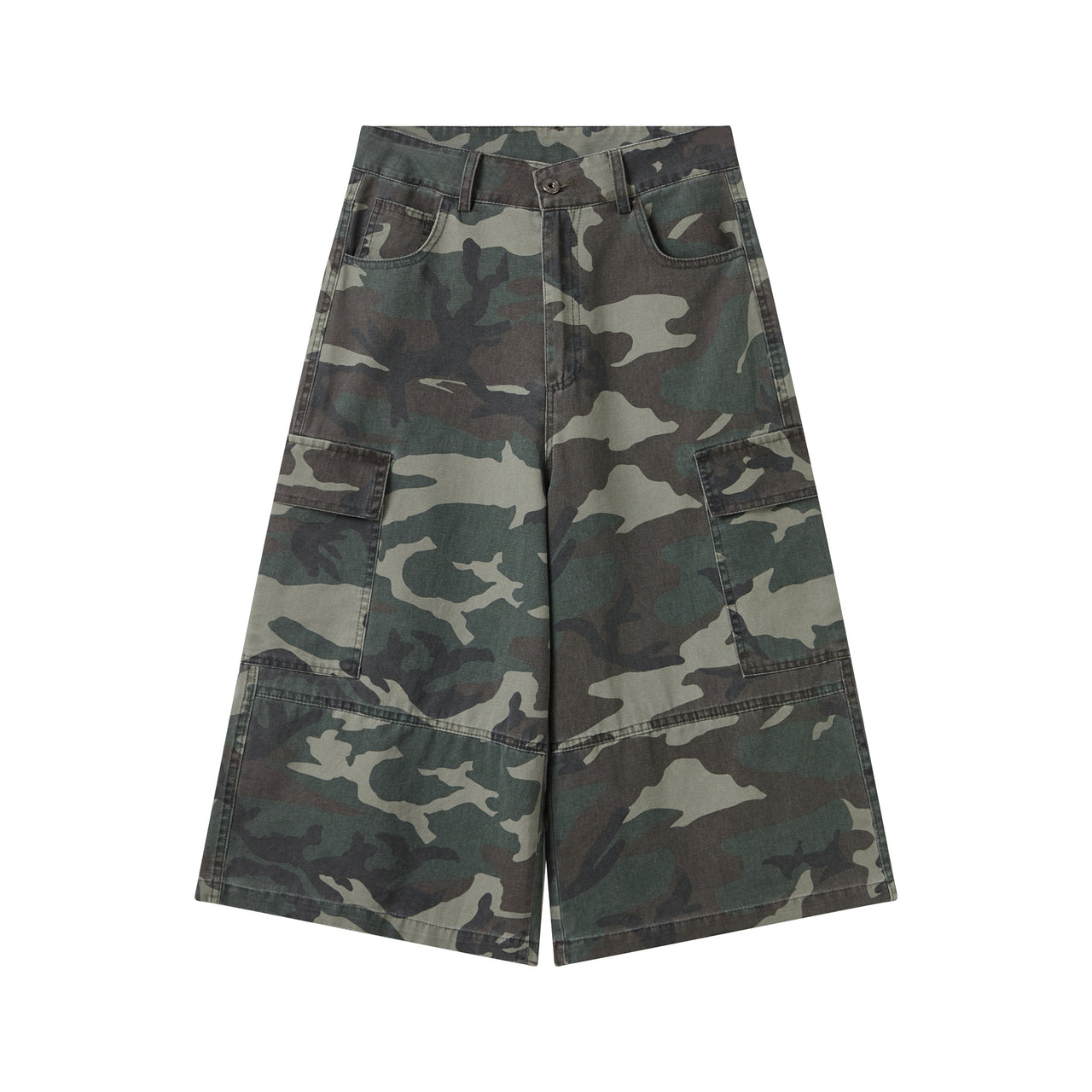 American Vintage Camouflage Cargo Shorts