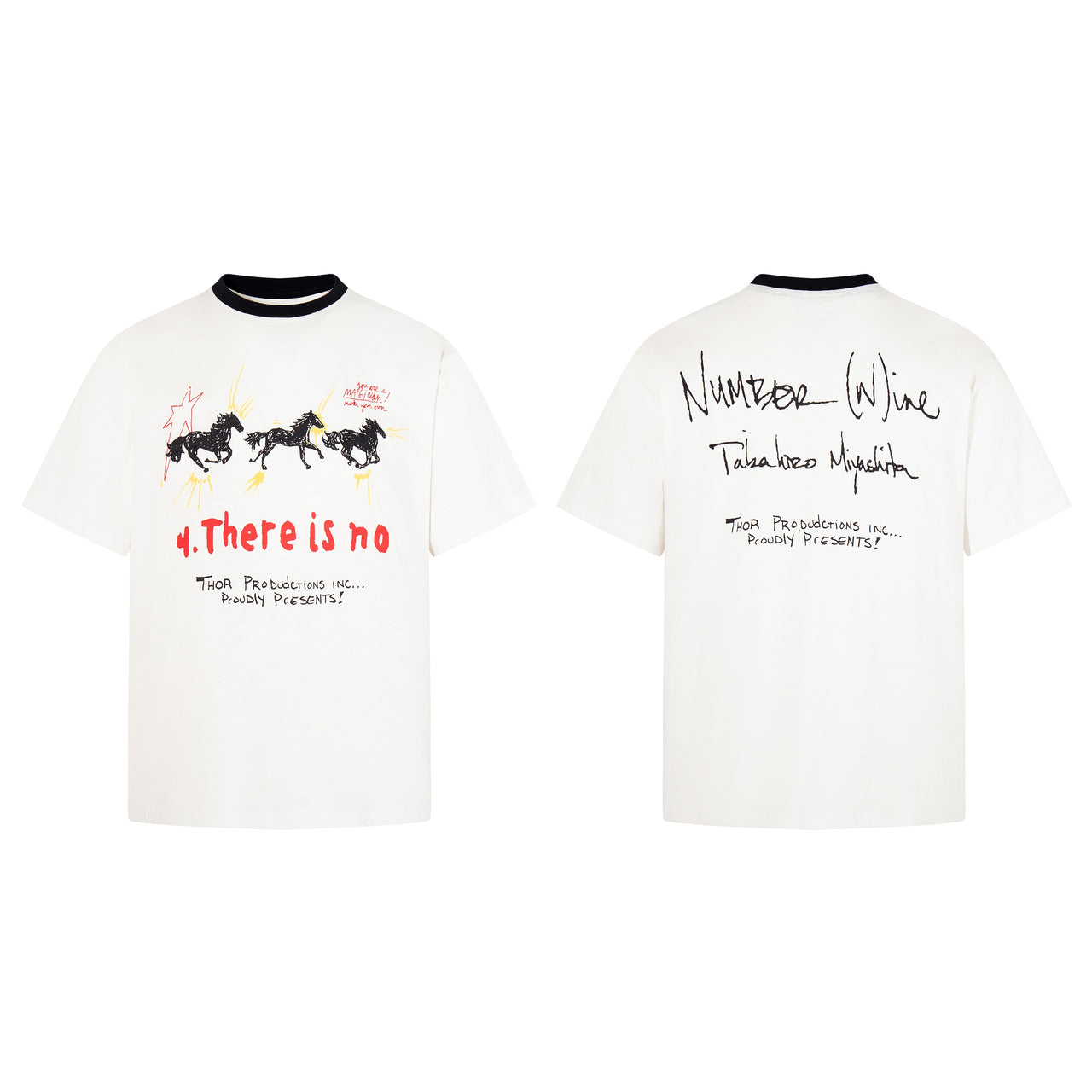 Omirad “Number Nine Horses” Graphic T-Shirt