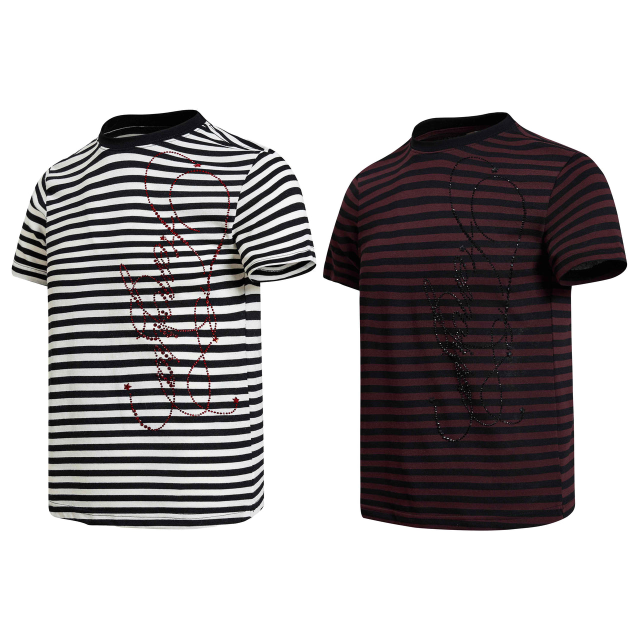 Omirad Rhinestone Stripe Tee